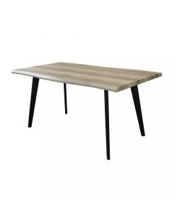 Cosma Tavolo Naturale Nodato 160 x 90 cm Fisso Rettangolare Marrone Chiaro