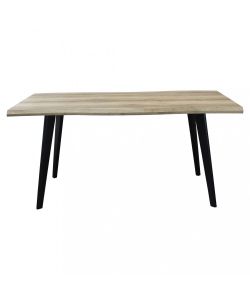 Cosma Tavolo Naturale Nodato 160 x 90 cm Fisso Rettangolare Marrone Chiaro