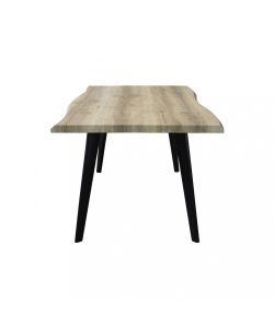 Cosma Tavolo Naturale Nodato 160 x 90 cm Fisso Rettangolare Marrone Chiaro