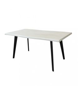 Cosma Tavolo Bianco Effetto Legno 160x90 cm Fisso Moderno Rettangolare