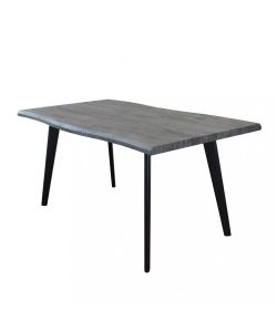 Cosma Tavolo Antracite Effetto Legno 160x90 cm Fisso Moderno Rettangolare