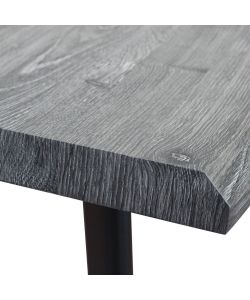 Cosma Tavolo Antracite Effetto Legno 160x90 cm Fisso Moderno Rettangolare