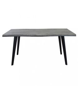 Cosma Tavolo Antracite Effetto Legno 160x90 cm Fisso Moderno Rettangolare