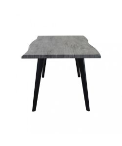 Cosma Tavolo Antracite Effetto Legno 160x90 cm Fisso Moderno Rettangolare