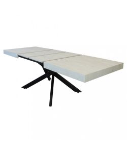 Cosma Tavolo Allungabile Bianco Effetto Legno 160/240 x 90 cm Moderno