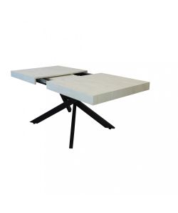 Cosma Tavolo Allungabile Bianco Effetto Legno 160/240 x 90 cm Moderno