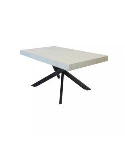 Cosma Tavolo Allungabile Bianco Effetto Legno 160/240 x 90 cm Moderno