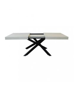 Cosma Tavolo Allungabile Bianco Effetto Legno 160/240 x 90 cm Moderno