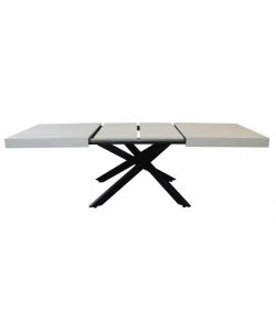 Cosma Tavolo Allungabile Bianco Effetto Legno 160/240 x 90 cm Moderno
