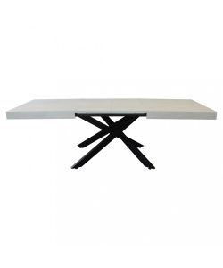 Cosma Tavolo Allungabile Bianco Effetto Legno 160/240 x 90 cm Moderno