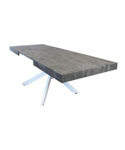 Cosma Tavolo Allungabile Antracite Effetto Legno 160/240 x 90 cm