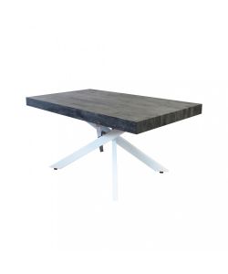 Cosma Tavolo Allungabile Antracite Effetto Legno 160/240 x 90 cm
