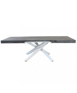 Cosma Tavolo Allungabile Antracite Effetto Legno 160/240 x 90 cm