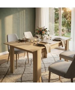 Cosma Tavolo Allungabile Naturale 140/190 x 90 cm Rettangolare Moderno