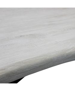 Cosma Tavolo FLOYD Bianco Effetto Legno 160x90 cm Struttura Nera