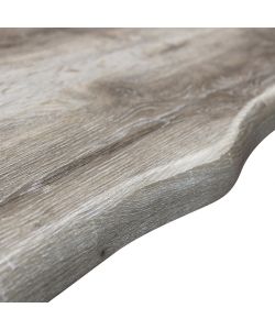 Cosma Tavolo Fisso Rettangolare 160x90 cm Naturale Struttura Bianca