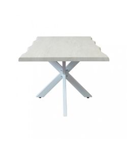Cosma Tavolo FLOYD Bianco 160x90 cm Effetto Legno Fisso Rettangolare