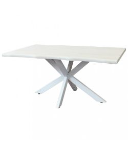 Cosma Tavolo FLOYD Bianco 160x90 cm Effetto Legno Fisso Rettangolare