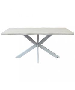 Cosma Tavolo FLOYD Bianco 160x90 cm Effetto Legno Fisso Rettangolare