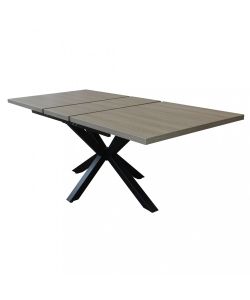 Cosma Tavolo Allungabile Grigio 160/200 x 90 cm in Melamina Moderna