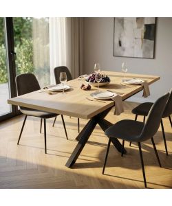Cosma Tavolo Allungabile Naturale 160/200 x 90 cm in Melamina