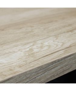 Cosma Tavolo Allungabile Naturale 160/200 x 90 cm Struttura Nera
