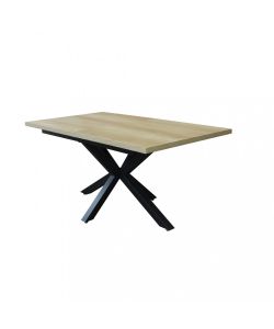 Cosma Tavolo Allungabile Naturale 160/200 x 90 cm Struttura Nera