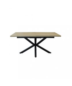 Cosma Tavolo Allungabile Naturale 160/200 x 90 cm Struttura Nera