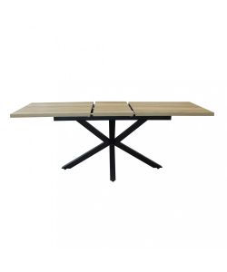 Cosma Tavolo Allungabile Naturale 160/200 x 90 cm Struttura Nera