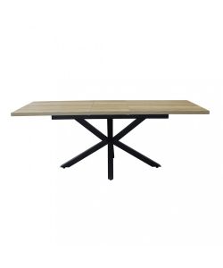 Cosma Tavolo Allungabile Naturale 160/200 x 90 cm Struttura Nera