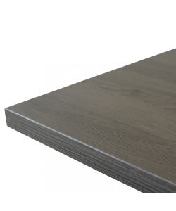 Cosma Tavolo Allungabile Antracite 160/200x90 cm Effetto Legno Struttura Bianca