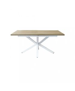 Cosma Tavolo Allungabile Naturale con Venature 160/200 x 90 cm Bianco