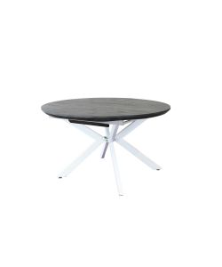 Cosma Tavolo Rotondo Allungabile Antracite Effetto Legno 120/160 cm