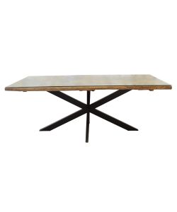 Cosma Tavolo Allungabile 200x100 cm Legno Vetro Naturale Moderno