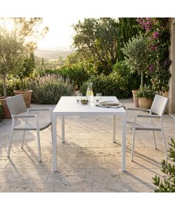 Cosma Tavolo Autolivellante Bianco Rettangolare 80x120x76 cm Moderno