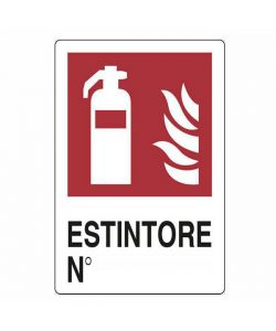 Cartello Estintore 20X 30 Plastica