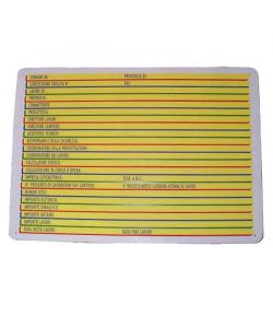 Cartello Concessione Edilizia 68X 48 Plastica