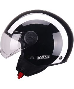 Casco Demi-Jet per moto Sparco con calotta in ABS Taglia XS