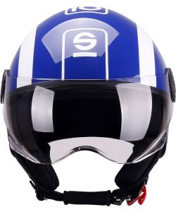 Casco Demi-Jet per moto Sparco con calotta in ABS Taglia S