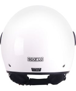 Casco Demi-Jet con Peak per moto Sparco con calotta in ABS Taglia XS