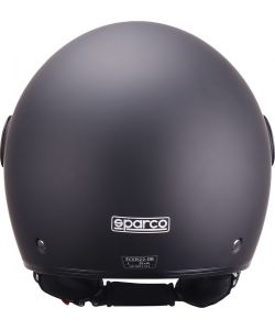 Casco Demi-Jet con Peak per moto Sparco con calotta in ABS Taglia XS