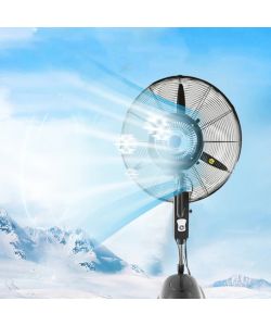 Armour and Danforth Ventilatore nebulizzatore industriale 260W altezza regolabile 165-200cm
