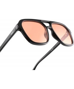 GianMarcoVenturi Occhiali da Sole 350-2 Nero Lenti Arancioni 55mm