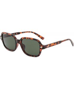 Gianmarco Venturi Occhiali da Sole Unisex Tartaruga Lenti Verdi 55 mm