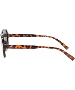 Gianmarco Venturi Occhiali da Sole Unisex Tartaruga Lenti Verdi 55 mm