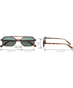 Gianmarco Venturi Occhiali da Sole 370 Tartaruga Lenti Verdi 52mm Unisex