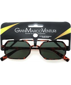 Gianmarco Venturi Occhiali da Sole 370 Tartaruga Lenti Verdi 52mm Unisex