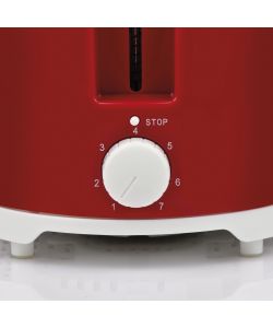Girmi Tostapane con pinze TP10 Rosso - 750 W, 7 livelli di cottura