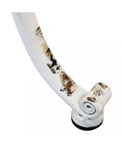 Cosma Catino in Ferro Bianco con Struttura Industrial 69x42x103,5 cm