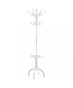 Cosma Appendiabiti in Ferro Bianco 48x42x191,5 cm Moderno
